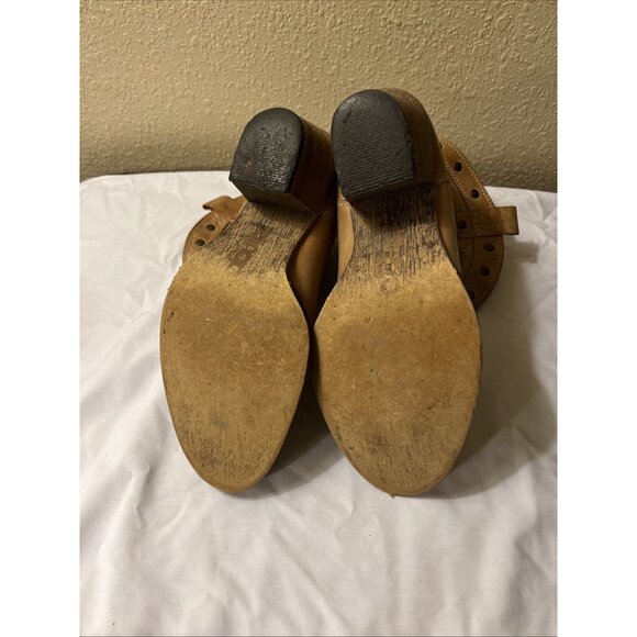 VTG Dingo Brown Studded Heeled Western Cowgirl Boots Size 8 Women’s - Picture 5 of 9